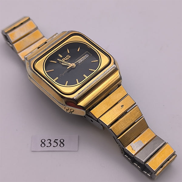 PROJECT TO FIX ORIS GOLD PLATE AUTOMATIC WIND LADIES DAY DATE WATCH BVT08358