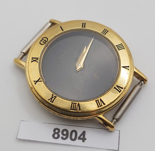 PROJECT TO FIX GUCCI LADIES GOLD ROMAN 3000L GOLD WATCH EU SHIP WATCH 8904