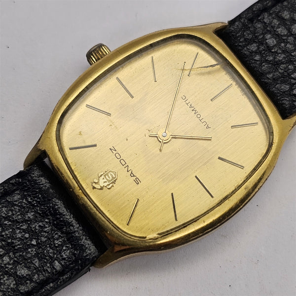 PROJECT TO FIX SANDOZ TONNEAU SHAPED AUTOMATIC EU SHIP MENS WATCH NR
