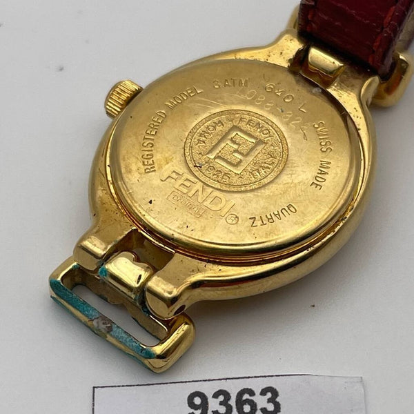 PROJECT TO FIX FENDI LADIES GOLD DIAL GOLD PLATE WATCH EU SHIP WATCH 9363