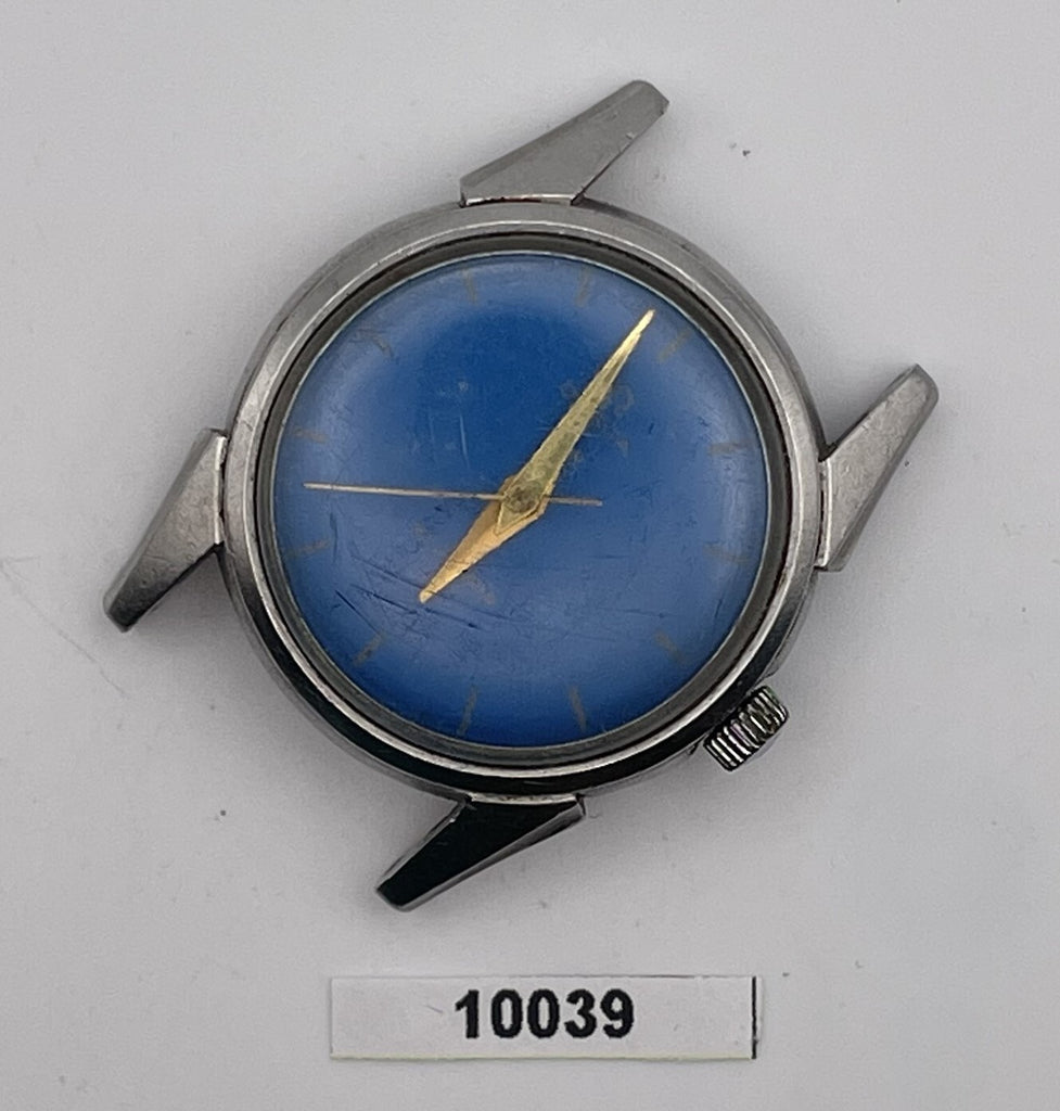 PROJECT FIX HAMPDEN WATCH CO. ROUND SS MANUAL WIND BOYSIZE EU SHIP WATCH 10039