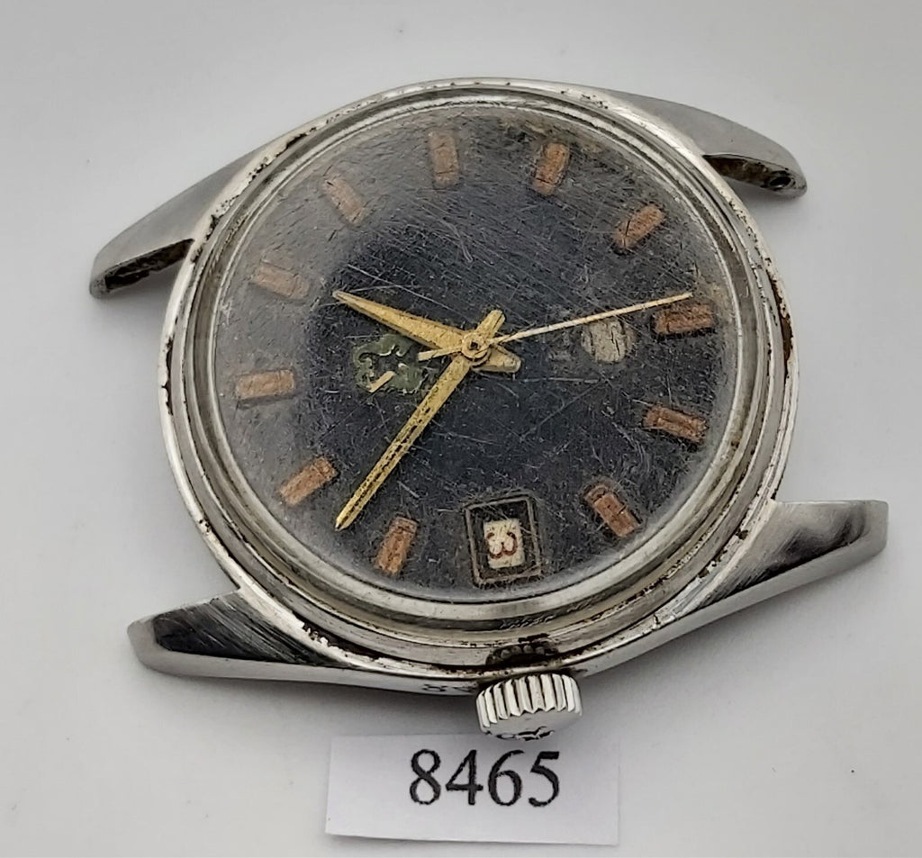 PROJECT TO FIX RADO NEW GREEN HORSE GOLD DATE EU SHIP MENS WATCH 8465