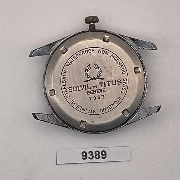 PROJECT TO FIX SOLVIL TITUS MENS SS ROUND MANUAL BOY SIZE WATCH EU SHIP BVT9389