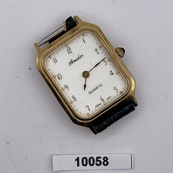 PROJECT FIX AMIDO ARABIC DIAL GOLD CASE LADIES QUARTZ DRESS WATCH 10058