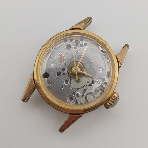 PROJECT TO FIX GIRARD PERREGAUX GOLD PLATE PETITE LADIES WATCH EUROPE SHIP 6632