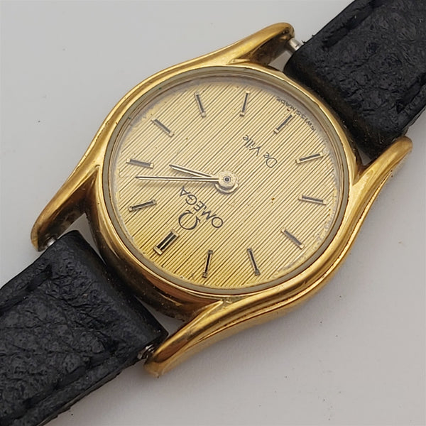PROJECT TO FIX OMEGA DE VILLE GOLD PLATE QUARTZ LADIES WATCH EU SHIP 10459