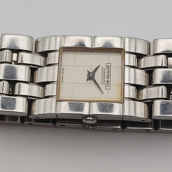 PROJECT TO FIX RAYMOND WEIL STEEL MINIMALIST DESIGN LADIES WATCH EU SHIP 8604