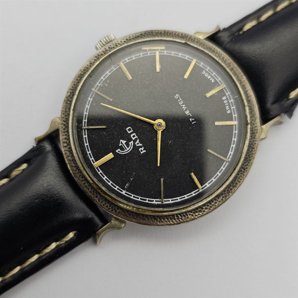 PROJECT TO FIX RADO SOLID SILVER CASE MIDSIZE MANUAL BOMBE LUGS EU SHIP WATCH
