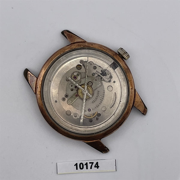 PROJECT TO FIX SOLVIL TITUS ROUND MENS MANUAL WIND ROSE PLATED WATCH 10174