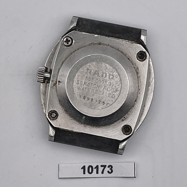 PROJECT TO FIX RADO DIASTAR SS CUSHION DATE EU SHIP MIDSIZE WATCH 10173