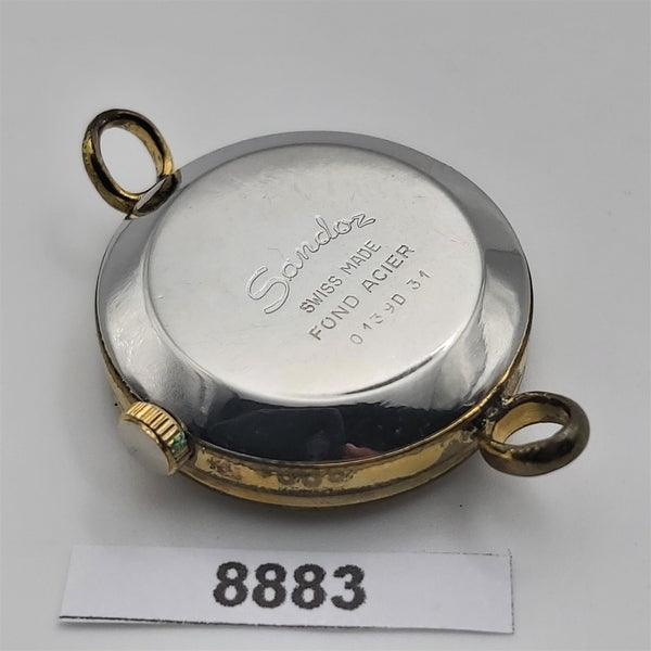 PROJECT TO FIX SANDOZ ROUND MANUAL WIND LADIES WATCH EU SHIP 8883