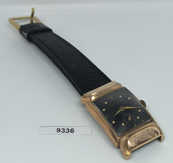 PROJECT TO FIX BULOVA ARABIC DIAL GOLD PLATE MIDSIZE 17j MANUAL WIND WATCH 9336