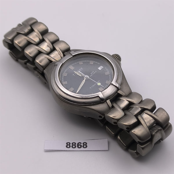 PROJECT TO FIX TISSOT TITANIUM LADIES QUARTZ DATE WATCH EU SHIP 8868