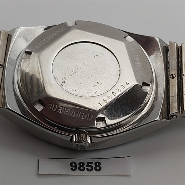 PROJECT TO FIX TECHNOS SS CYCLONE ROMAN DIAL DATE AUTOMATIC MENS WATCH 9858