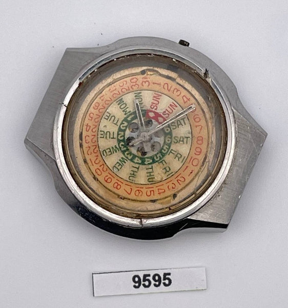 PROJECT TO FIX RADO AUTOMATIC HOODED DAY DATE EU SHIP MENS WATCH 9595