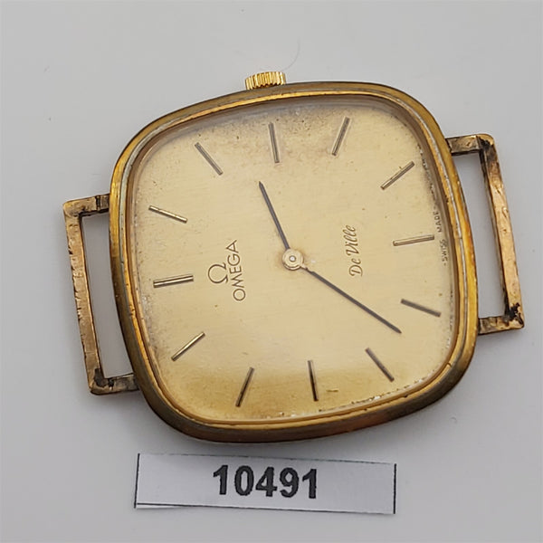 PROJECT TO FIX OMEGA DE VILLE GOLD PLATE CUSHION MENS MANUAL WIND WATCH BVT10491