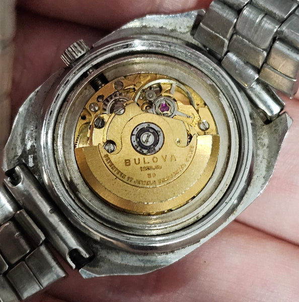 PROJECT TO FIX BULOVA LADIES AUTOMATIC STEEL DATE WATCH EU SHIP 10096