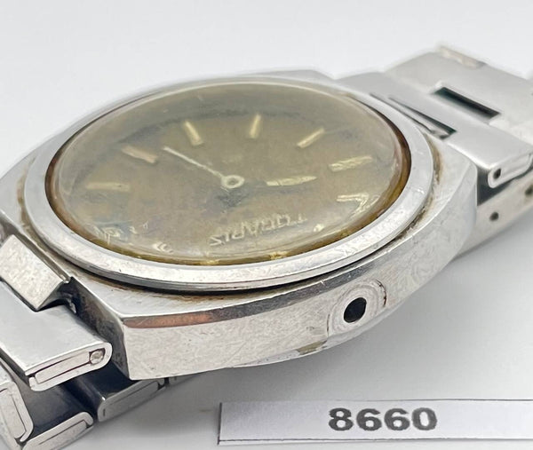 PROJECT TO FIX TUGARIS TROPICAL DIAL AUTOMATIC WIND EU SHIP BOY SIZE WATCH 8660