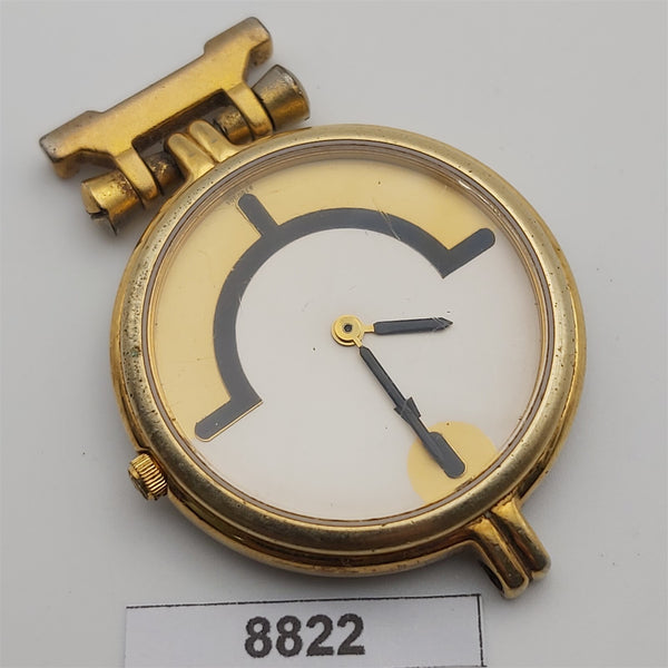 PROJECT TO FIX BULOVA GOLD PLATE QUARTZ MENS DRESS WATCH 8822