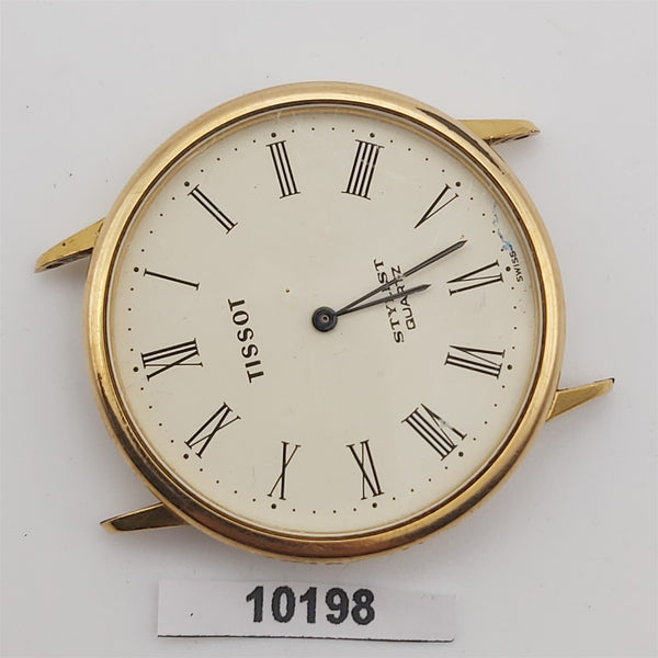 PROJECT TO FIX TISSOT STYLIST GOLD ROMAN DIAL MENS QUARTZ WATCH EU SHIP 10198