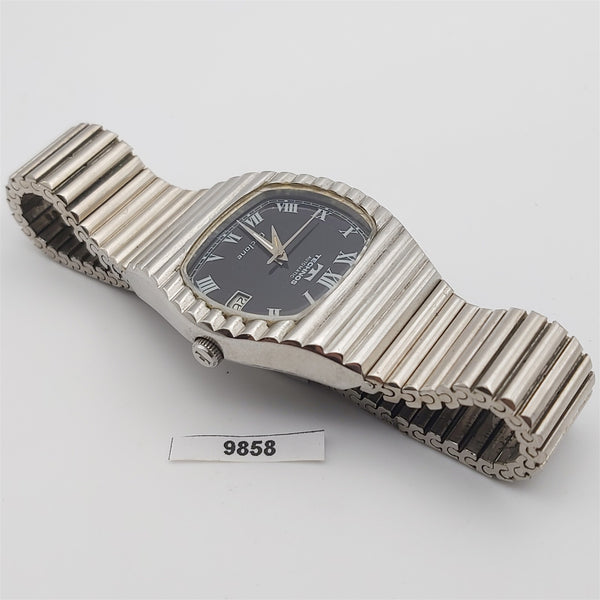 PROJECT TO FIX TECHNOS SS CYCLONE ROMAN DIAL DATE AUTOMATIC MENS WATCH 9858