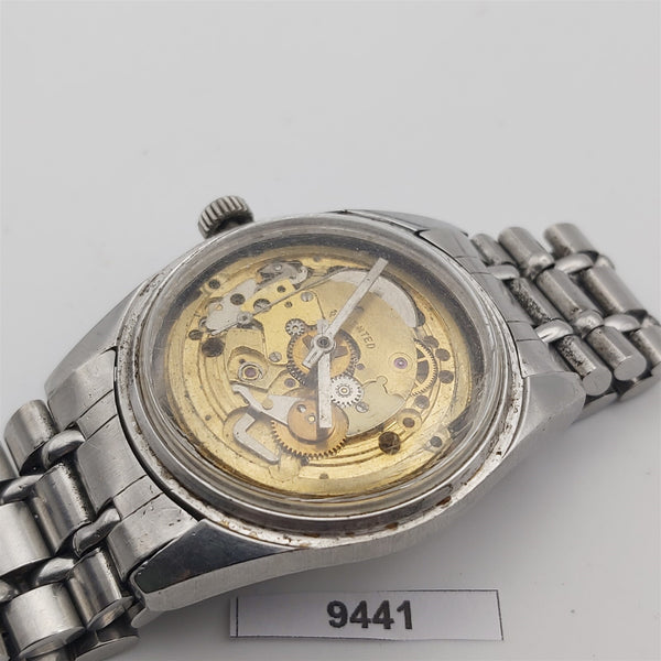 PROJECT TO FIX RADO GOLDEN HORSE SS ROUND THICK LUGS DATE MENS WATCH 9441
