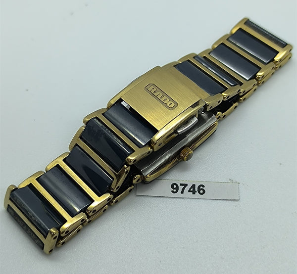 PROJECT TO FIX RADO DIASTAR BLUE GOLD DATE EU SHIP LADIES WATCH BVT09746