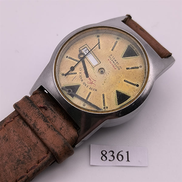 PROJECT TO FIX WEST END WATCH CO MIDSIZE DAY DATE AUTO MOVT. B8361 WATCH EU SHIP