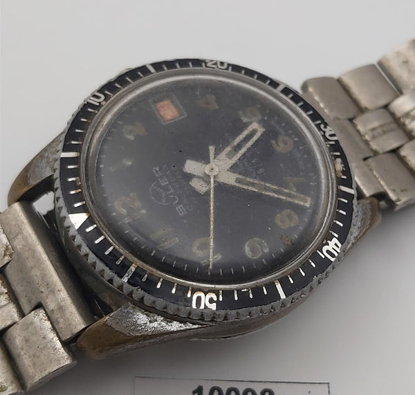 PROJECT TO FIX BULER CALENDAR ARABIC DIAL DATE BOY SIZE EU SHIP DIVER WATCH 1092