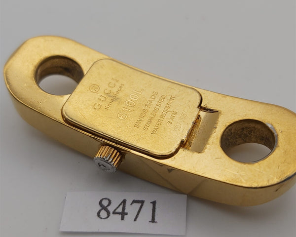 PROJECT TO FIX GUCCI LADIES GOLD 6100L GOLD PLATE WATCH EU SHIP WATCH 8471