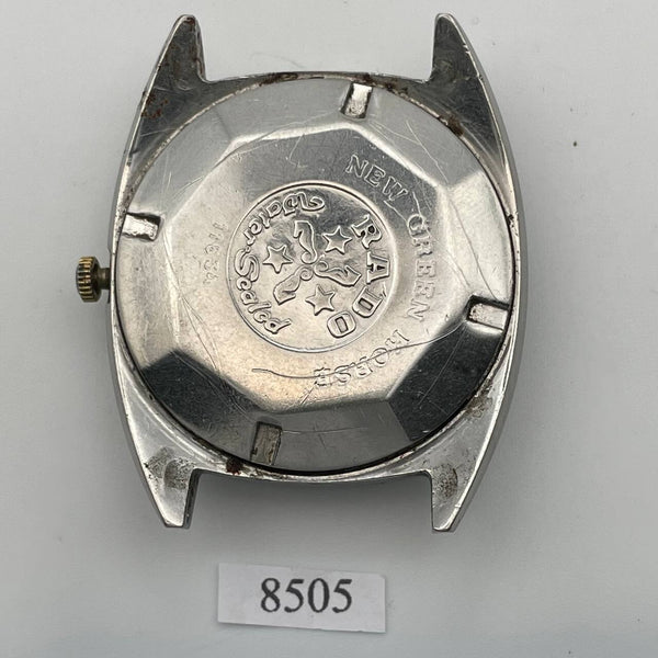 PROJECT TO FIX RADO NEW GREENHORSE SS THICK LUGS DAY DATE WATCH EU SHIP 8505