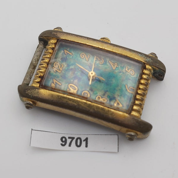 PROJECT TO FIX FOSSIL GOLD PLATE ARABIC TONNEAU WATCH 9701
