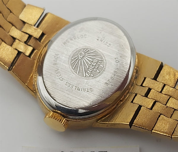 PROJECT TO FIX ENICAR TEXTURED CASE MANUAL WIND GOLD LADIES EU SHIP WATCH 10187