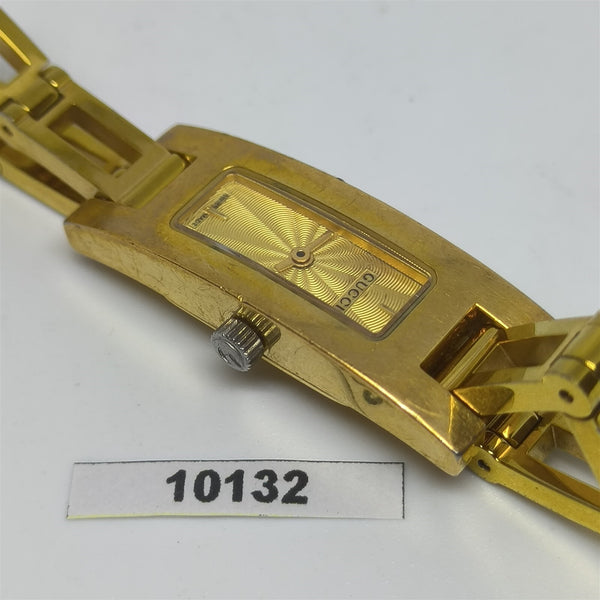 PROJECT TO FIX GUCCI LADIES GOLD PLATE 3900 L QUARTZ DRESS WATCH EU SHIP 10132
