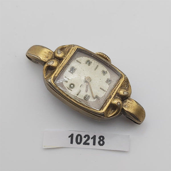 PROJECT TO FIX LORD ELGIN GOLD PLATE ARABIC LADIES MANUAL WIND WATCH 10218