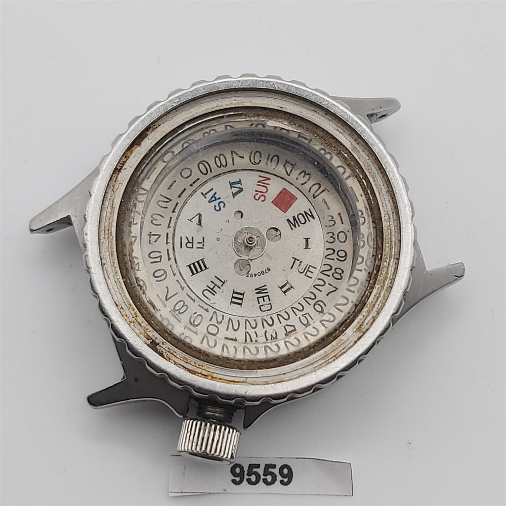 PROJECT TO FIX ORIENT DIVER DAY DATE AUTO MIDSIZE 469DG460 CA EU SHIP WATCH 9559