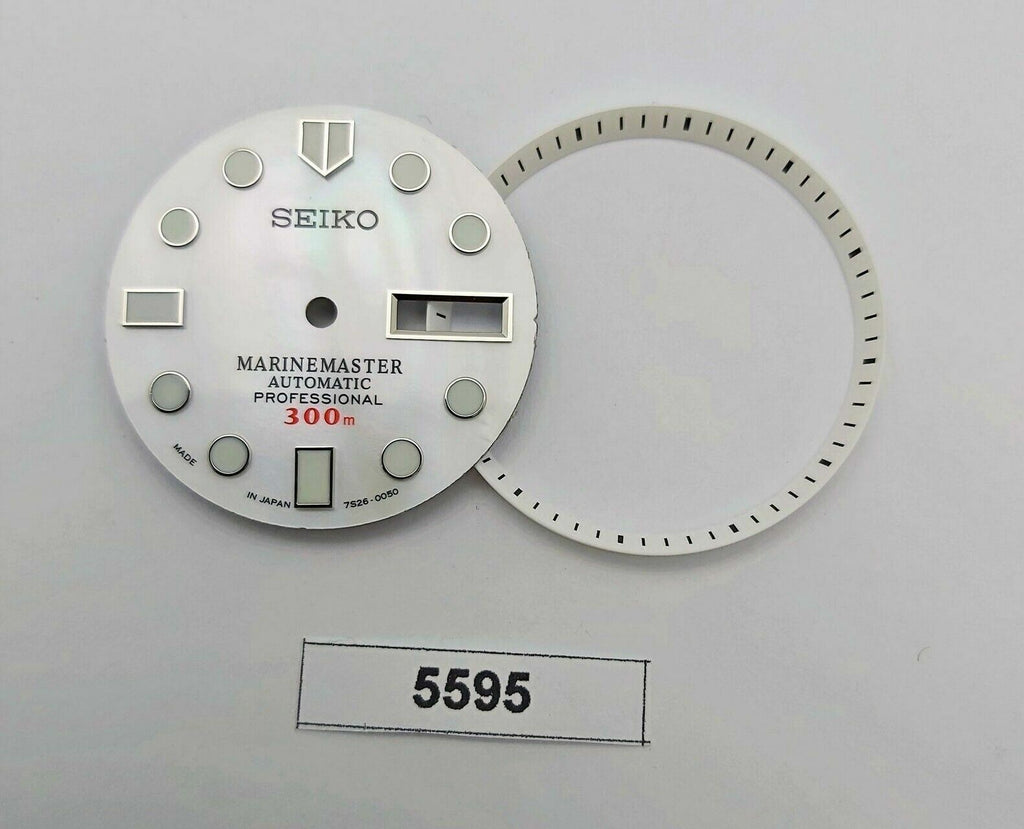 SEIKO MARINEMASTER PEARL DIAL 7S26 0020 SKX007 DIAL MINUTE TRACK SET WATCH 5595