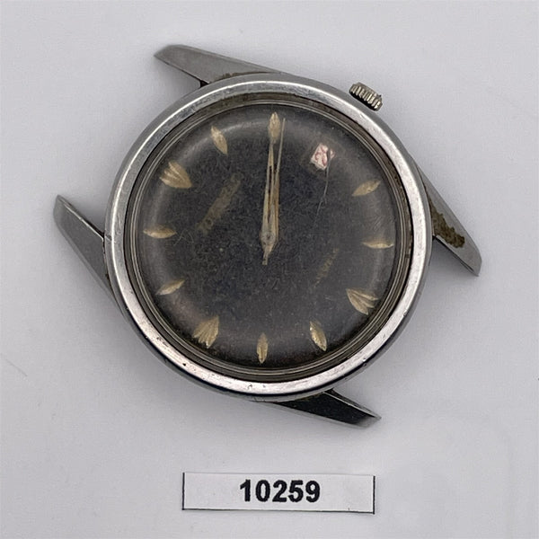 PROJECT TO FIX TUGARIS ROUND THICK LUGS AUTOMATIC DATE EU SHIP MENS WATCH 10259