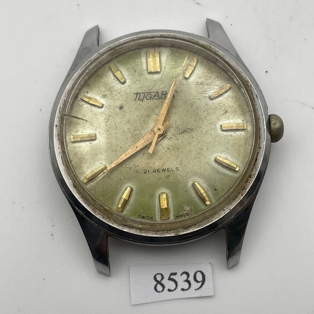 PROJECT TO FIX TUGARIS ARROW DIAL MANUAL WIND ROUND EU SHIP MIDSIZE 8539 WATCH