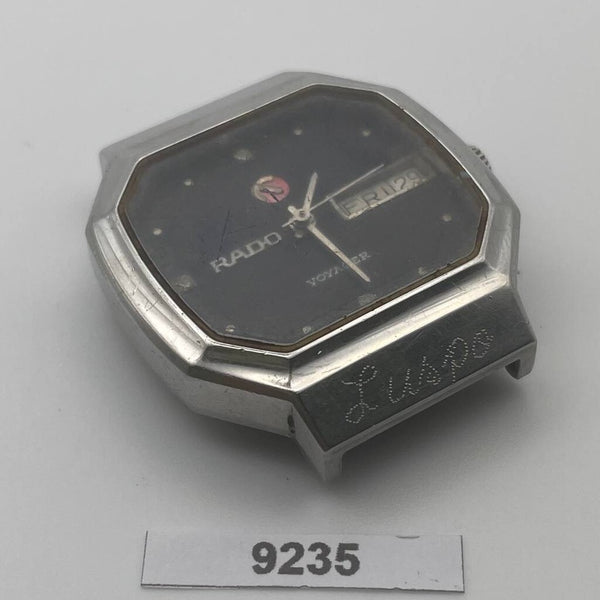 PROJECT TO FIX RADO VOYAGER SS HOODED LUGS DAY DATE EU SHIP MENS WATCH BVT09235