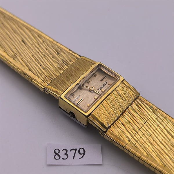 PROJECT TO FIX ENICAR TEXTURED CASE MANUAL WIND GOLD LADIES EU SHIP WATCH 8379
