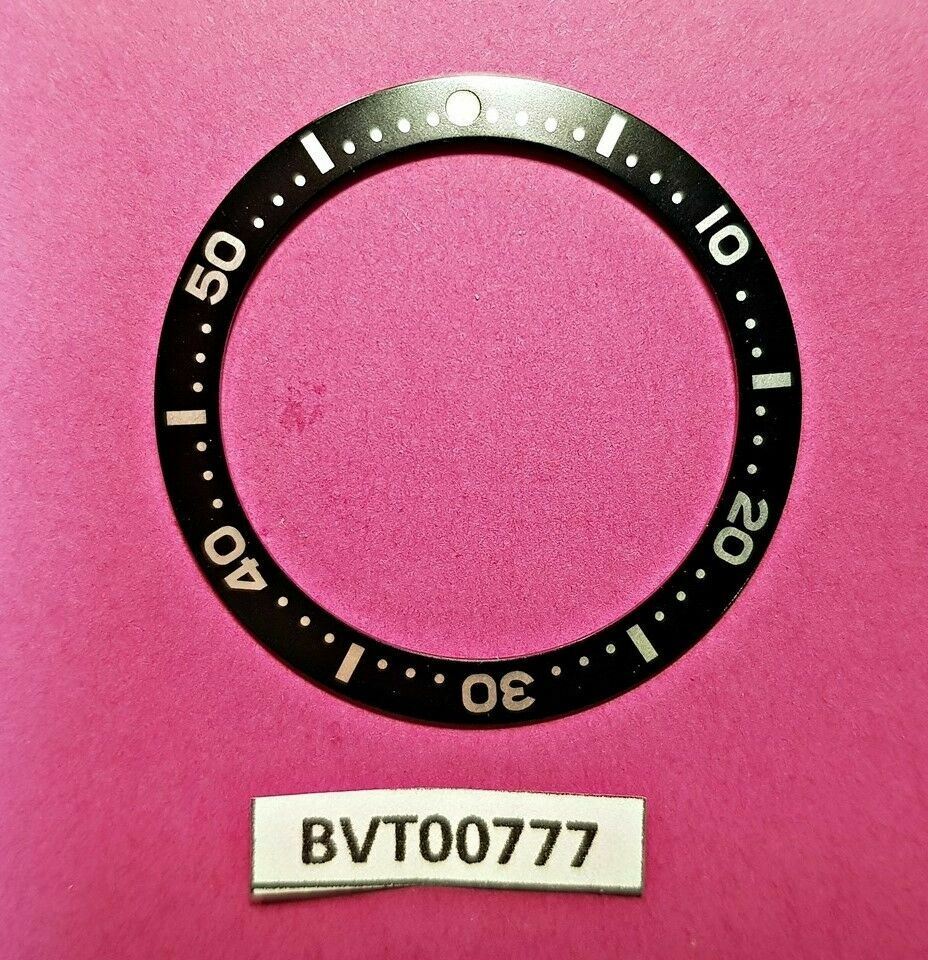 NEW SEIKO BLACK INSERT FOR 7S26 0040 SKX031 6217 FONT DIVE WATCH BVT00777