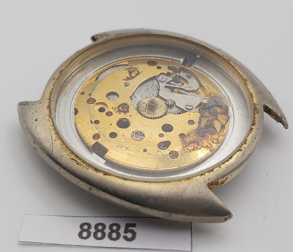 PROJECT TO FIX BULOVA GOLD PLATE AUTO MENS EU SHIP WATCH 8885