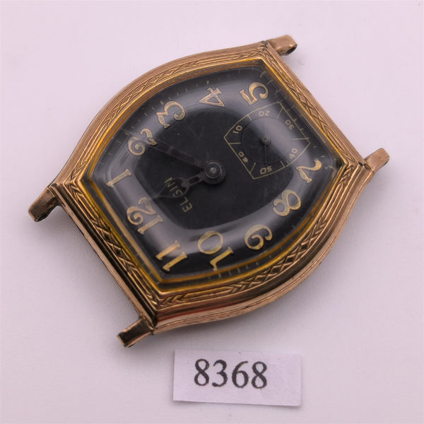 PROJECT TO FIX LORD ELGIN ROSE GOLD PLATE ARABIC MIDSIZE MANUAL WIND WATCH 8368