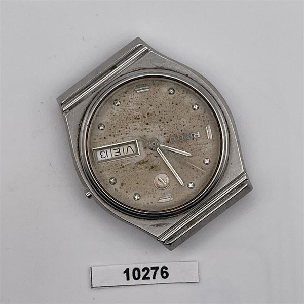 PROJECT TO FIX RADO VOYAGER STEEL HOODED LUGS DAY DATE UNISEX WATCH 10276