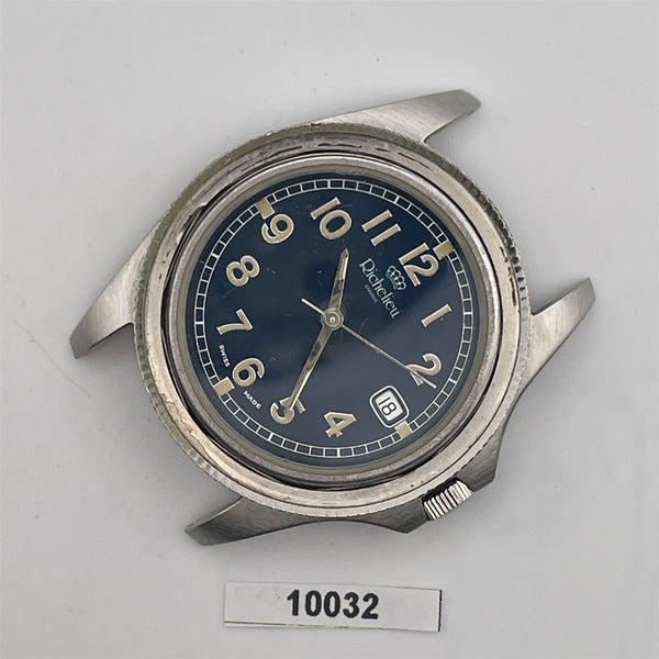 PROJECT TO FIX RICHELIEU MENS SS ROMAN DIAL DIVER DATE WATCH 10032