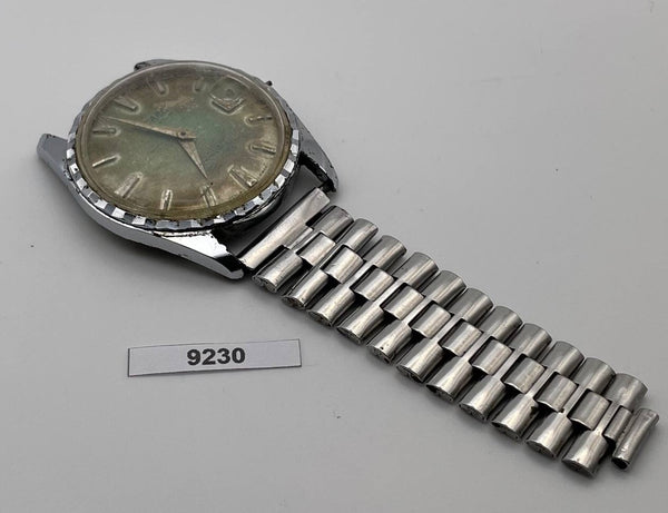 PROJECT TO FIX TUGARIS COIN RIMMED AUTOMATIC ROUND EU SHIP MENS WATCH 9230