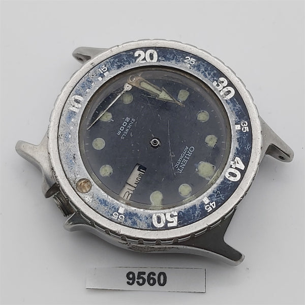 PROJECT TO FIX ORIENT DIVER DAY DATE AUTO MIDSIZE 469DB760 CA EU SHIP 9560 WATCH