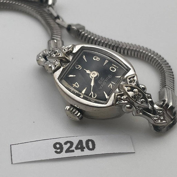 PROJECT TO FIX BULOVA LADIES ARABIC COCKTAIL PETITE MANUAL SS WATCH EU SHIP 9240