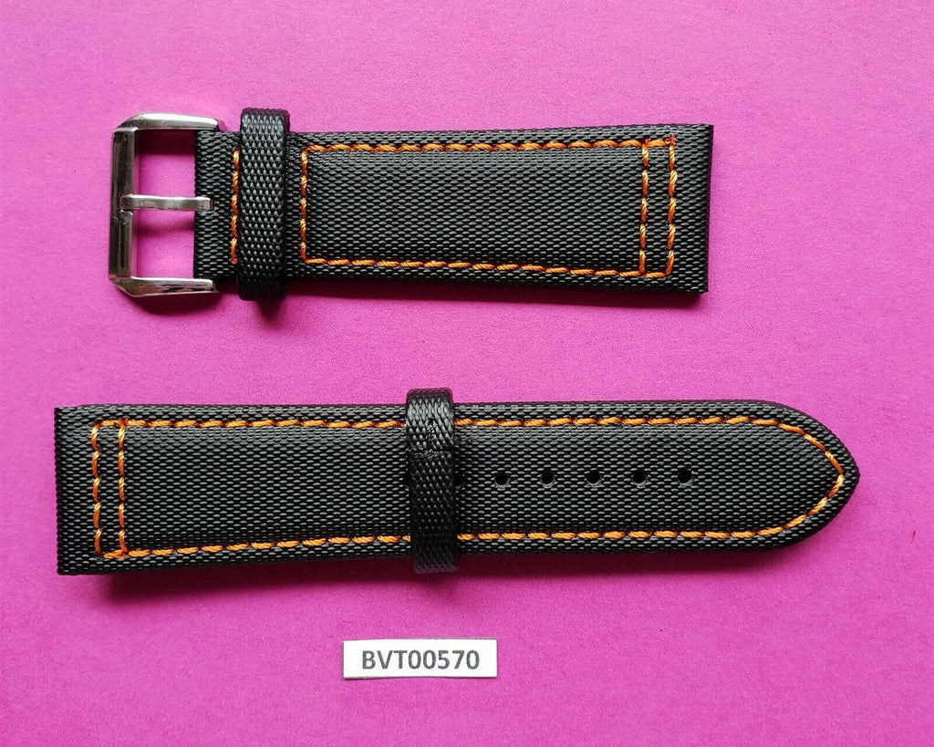 NEW CANVASS STRAP BAND SIZE 24 MM FOR PANERAI & OTHER WATCHES BVT00570